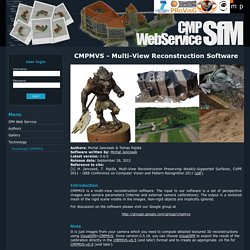 CMP SfM Web Service