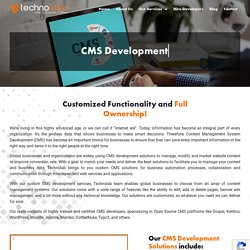 CMS Development - Techno Labs