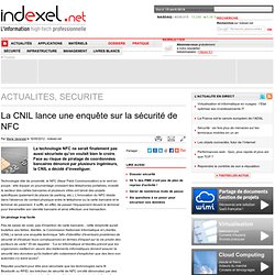 La CNIL lance une enquête sur la sécurité de NFC