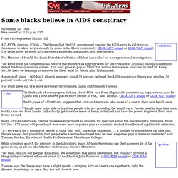AIDS conspiracy - Nov. 10, 1995