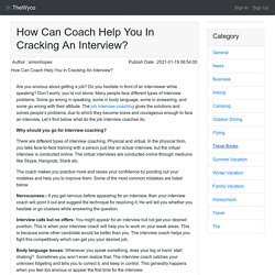 How Can Coach Help You In Cracking An Interview?
