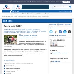 Coach sportif (H/F)