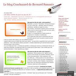 Le blog Coachazard de Bernard Sananès