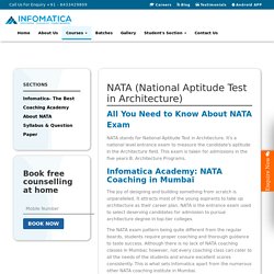 NATA Coaching Classes in Mumbai