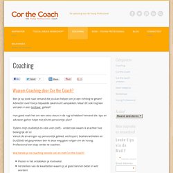 Coaching door Cor The Coach Rotterdam