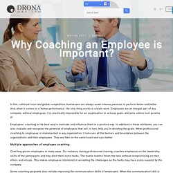 How Coaching of Employees is Beneficial in an Organization?