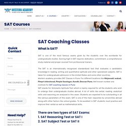 Best SAT Coaching Classes in Hinjewadi, Aundh, Pimpri, Pune