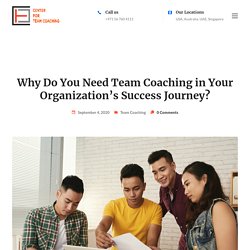 Why Do You Need Team Coaching in Your Organization’s Success Journey