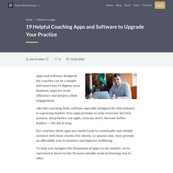 19 Helpful Coaching Apps and Software to Upgrade Your Practice