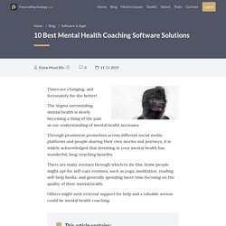 10 Best Mental Health Coaching Software Solutions