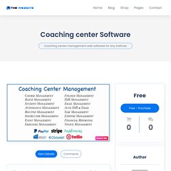 Organize, Manage and Grow your Coaching Center with Our Coaching Center Management Software