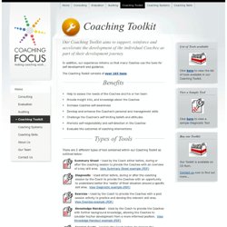 Coaching Toolkit - Coaching Focus