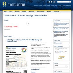 Coalition for Diverse Language Communities