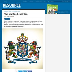 The new food coalition - resource.wageningenur.nl