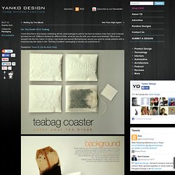 Teabag Coasters – Packaging Concept For Tea Bags by Yuree S. Lim & Jieun Yang