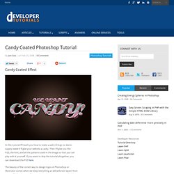 Candy Coated Photoshop Tutorial