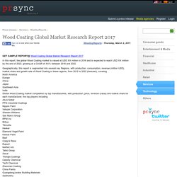 Wood Coating Global Market Research Report 2017
