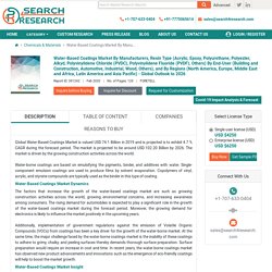 Water-Based Coatings Market Outlook to 2026 - Search4Research