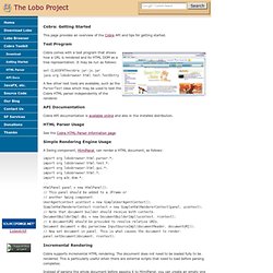 Cobra: Java HTML Parser & Viewer (Open Source)