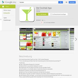 Die Cocktail App - Android-Apps auf Google Play