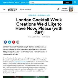 London Cocktail Week Creations We'd Like to Have Now, Please (with Gif!)