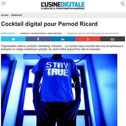 Cocktail digital pour Pernod Ricard