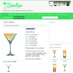 Cocktail Leep drink