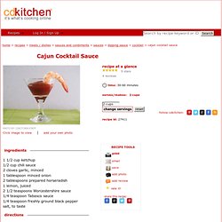 Cajun Cocktail Sauce