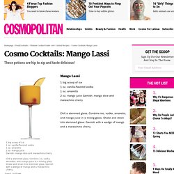 Mango Lassi Recipe - Cosmo Cocktail Recipes