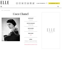 Coco Chanel - Sa bio et toute son actualité