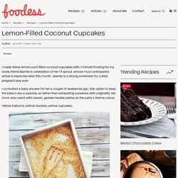 Lemon-Filled Coconut Cupcakes