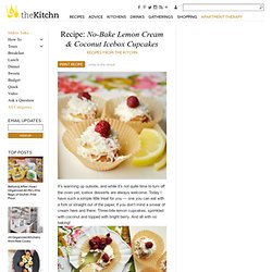 No-Bake Lemon Cream & Coconut Icebox Cupcakes Recipes from The Kitchn