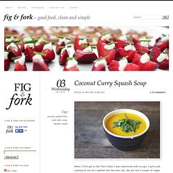 Coconut Curry Squash Soup « fig & fork