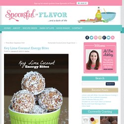 Key Lime Coconut Energy Bites - Spoonful of Flavor