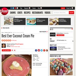 Best Ever Coconut Cream Pie Recipe : Emeril Lagasse