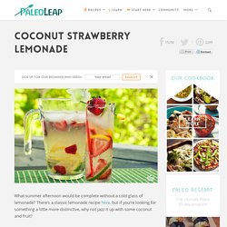 Coconut Strawberry Lemonade