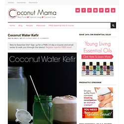 Coconut Water Kefir