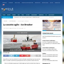 La cocotte agile - Ice Breaker - My Agile Partner Scrum