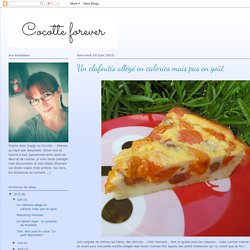 Un clafoutis allégé en calories mais pas en goût