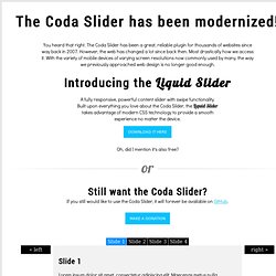 Coda-Slider 2.0 - Niall Doherty's dot biz