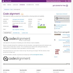 Code alignment Erweiterung