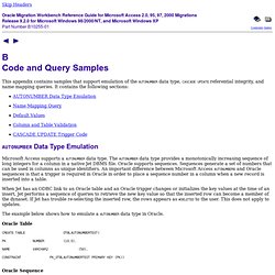 Code and Query Samples