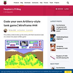 Code your own Artillery-style tank game