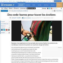 France : Des code-barres pour tracer les écoliers