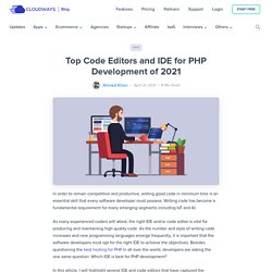 Top Code Editors and IDE for PHP Development of 2017