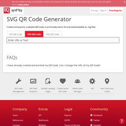 SVG QR Code Generator