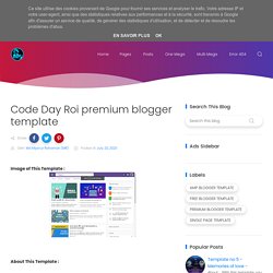 Code Day Roi premium blogger template