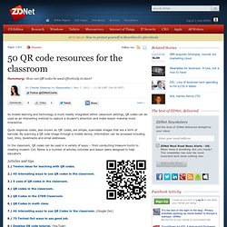 50 QR code resources for the classroom