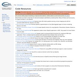 Code Resources