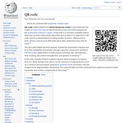 Wikipedia- QR code
